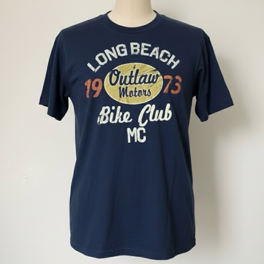 Vintage Long Beach bike club graphic tee